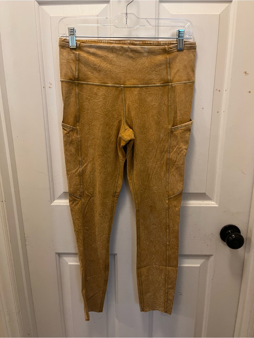🍋LIKE NEW Lululemon Ice Wash Spiced Bronze Fast & Free HR Tight 25" Ice Dye - 8